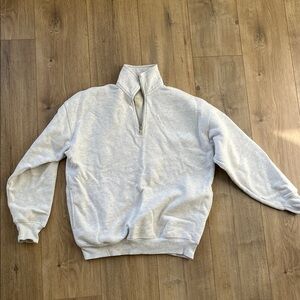 TNA Cozy Fleece Mega in Light Gray
